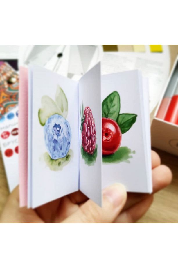 Minyatürler Için Eskiz Defteri 4x5 Cm. (MARKER VE GRAFİK IÇİN) Mini Sketchbook - 1