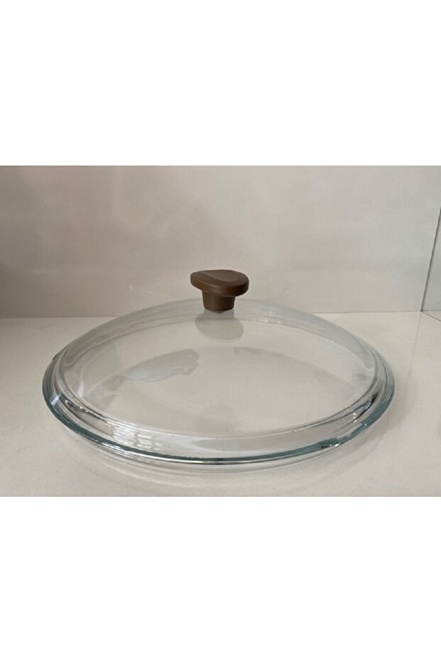 30 Cm Cam Kapak/ Koyu Renk - 1