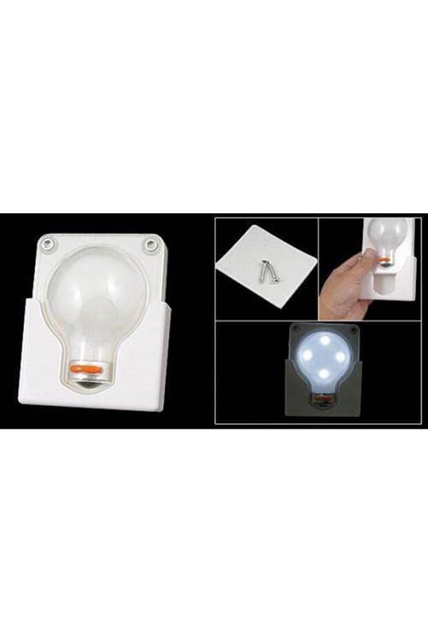 Taşınabilir Pilli Torch Ampül Şeklinde Mobil Led Aydınlatıcı - 1