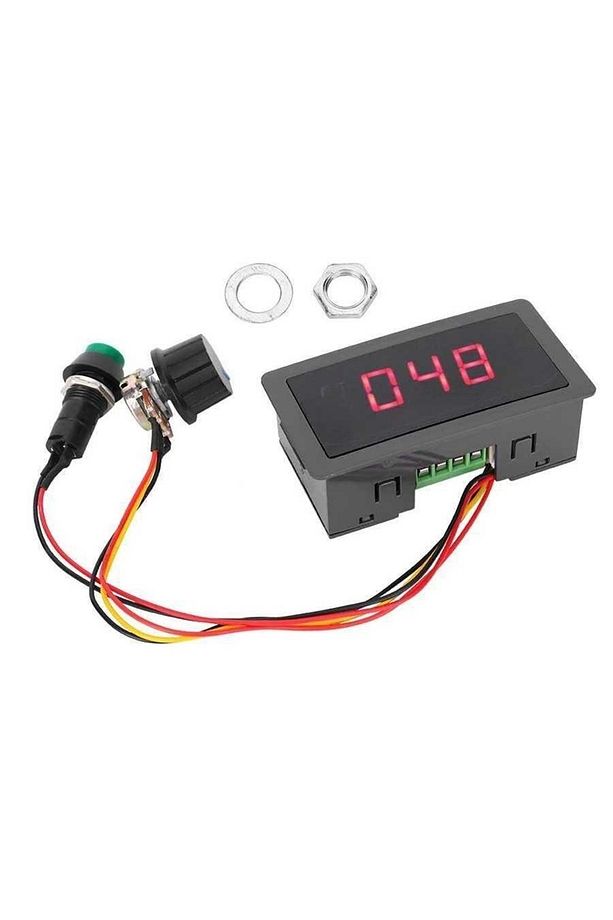 Ccm5d Dijital Led Ekranlı 6v-12v-24v Pwm Dc Motor Hız Kontrolcüsü - 1