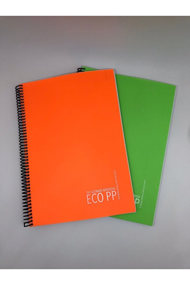 Eco Pp Spiral Pp Cover Notebook A4 80 ورقة مربعة 2 قطعة