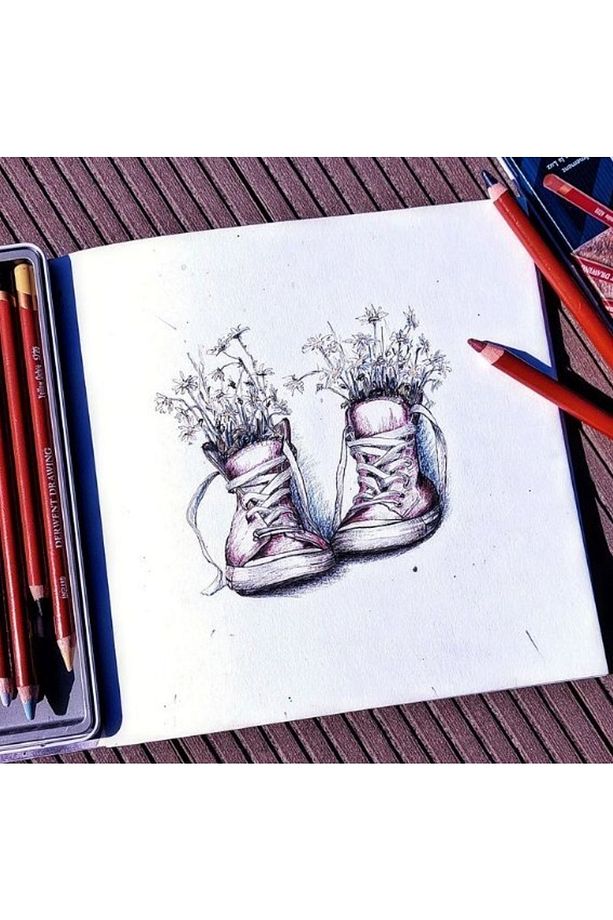 Kare 20x20 cm Eskiz Defteri Suluboya Ve Grafik İçin Watercolour Big Sketchbook - 5