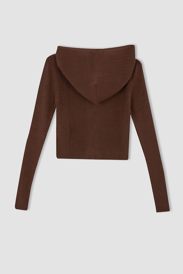 Coool Slim Fit Kapüşonlu Hırka - 7