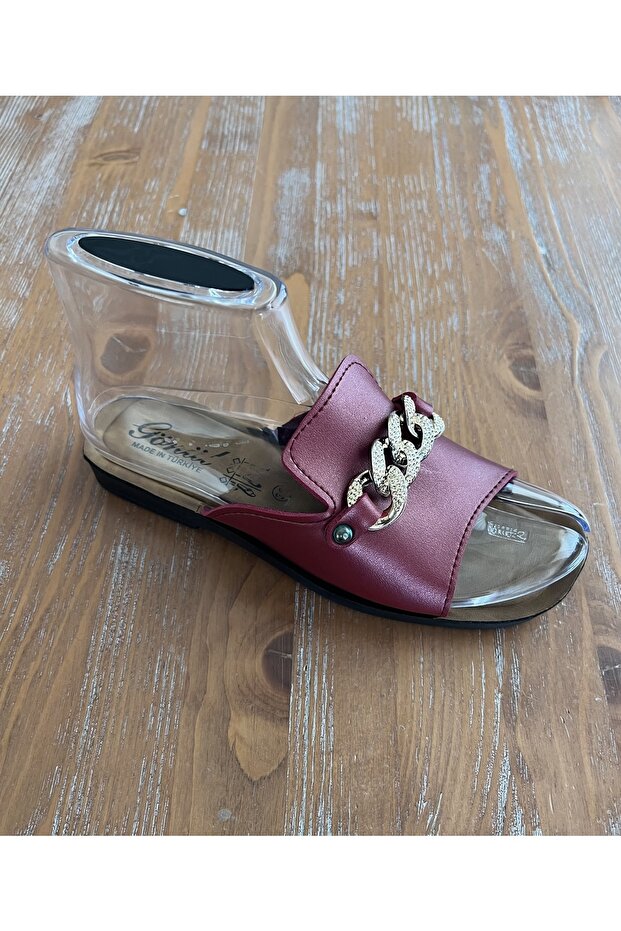 Daily Chain Detailed Women's Slippers