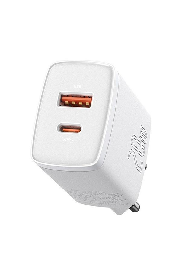 Compact QC 20W Çift Çıkışlı Type-C/Type-A Hızlı Şarj Cihazı Beyaz - 6