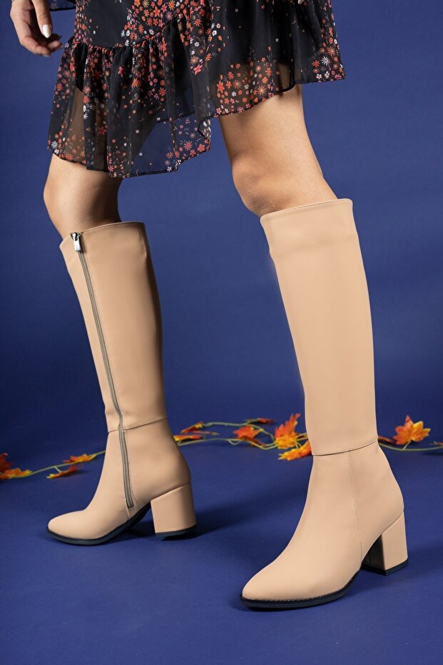 Extra matt meztelen női csizma 0012816s - 1