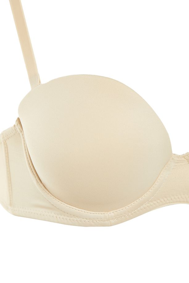 Ten İp Askılı Ekstra Dolgulu/Push-Up Tshirt Bra Örme Sütyen THMAW21SU0058 - 8