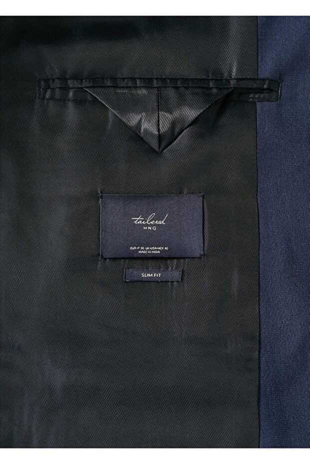 Dar Kesim Blazer Ceket - 6