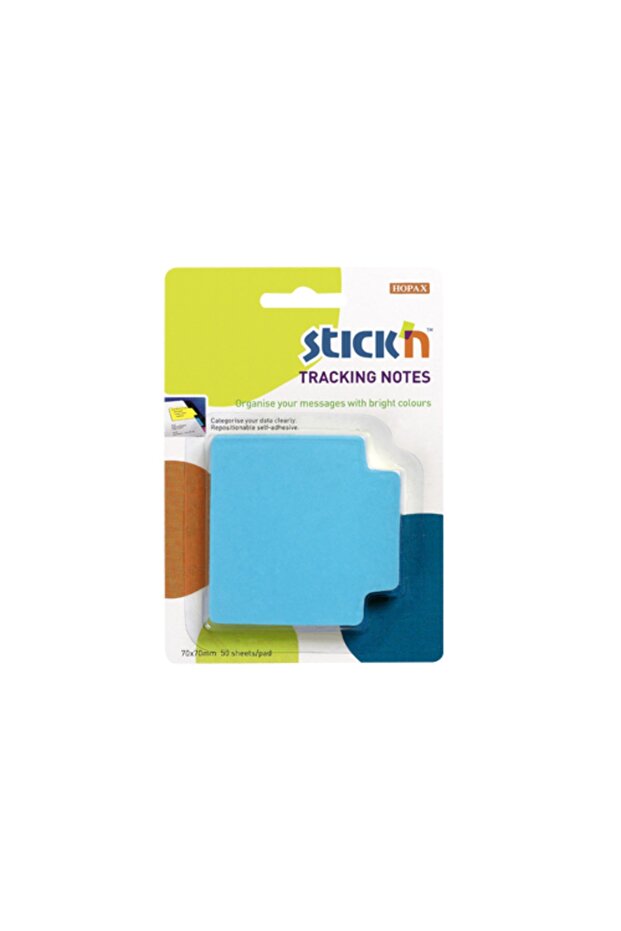 ملاحظات تتبع Stickn ملاحظات لاصقة نيون بلو / 21479