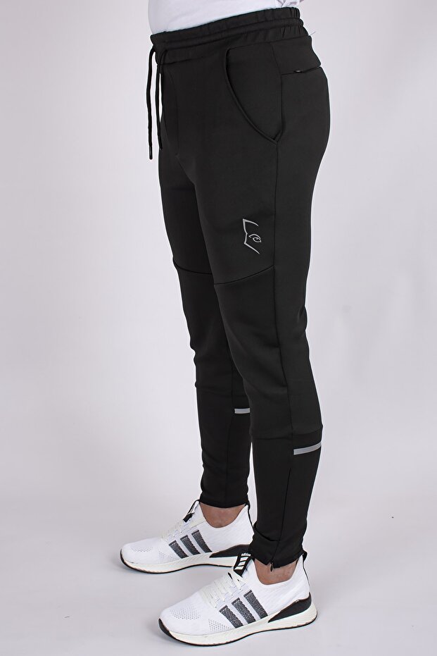 Pánské černé tepláky - 5