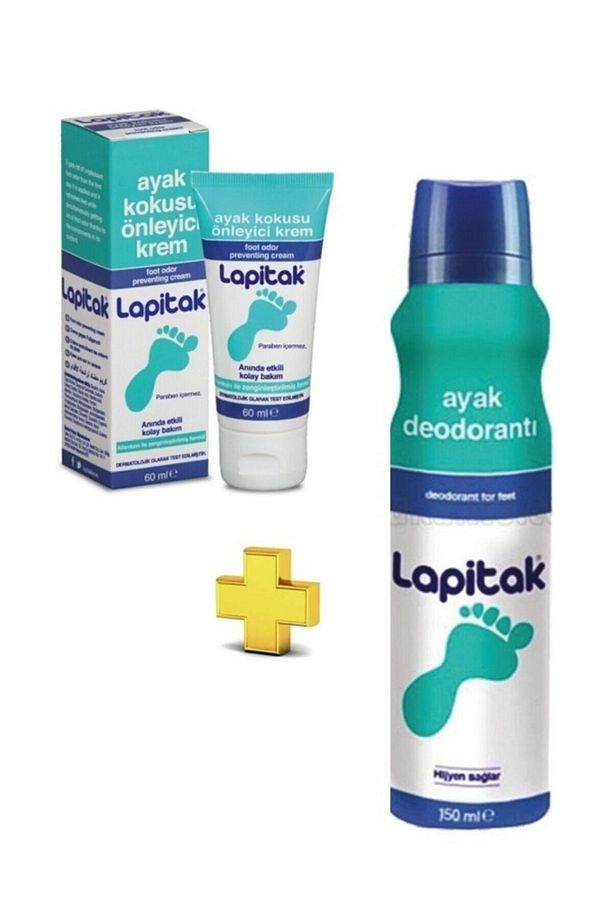 Ayak Kokusu Önleyici Krem 60 ml Ayak Deodorantı 150 ml - 1