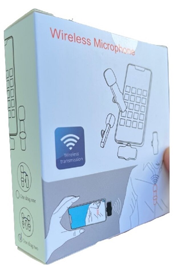 Kablosuz Yaka Mikrofonu 2li Iphone Ve Ipad Cihazlara Özeldir. - 4