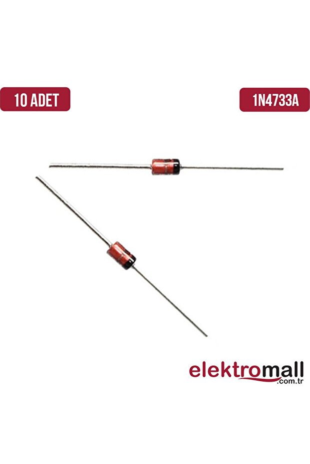 1n4733a Do-41 5.1v 1w Zener Diyot-10 Adet - 1