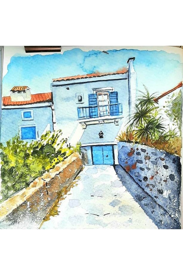 Kare 20x20 Cm Eskiz Defteri (suluboya Ve Grafik Için) Watercolour Big Sketchbook - 3