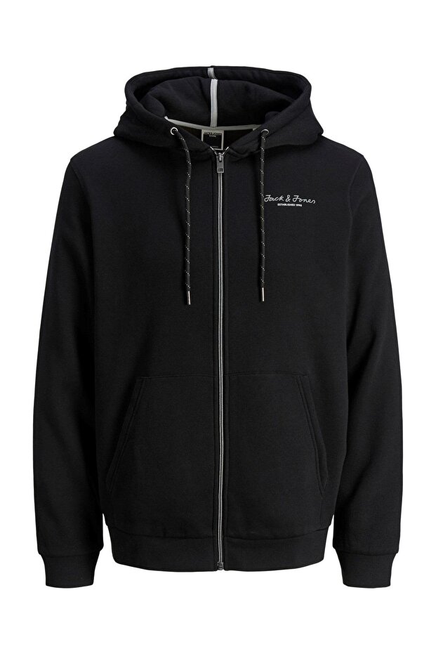 Jcoberg Sweat Zip Hood Noos Black 12215381