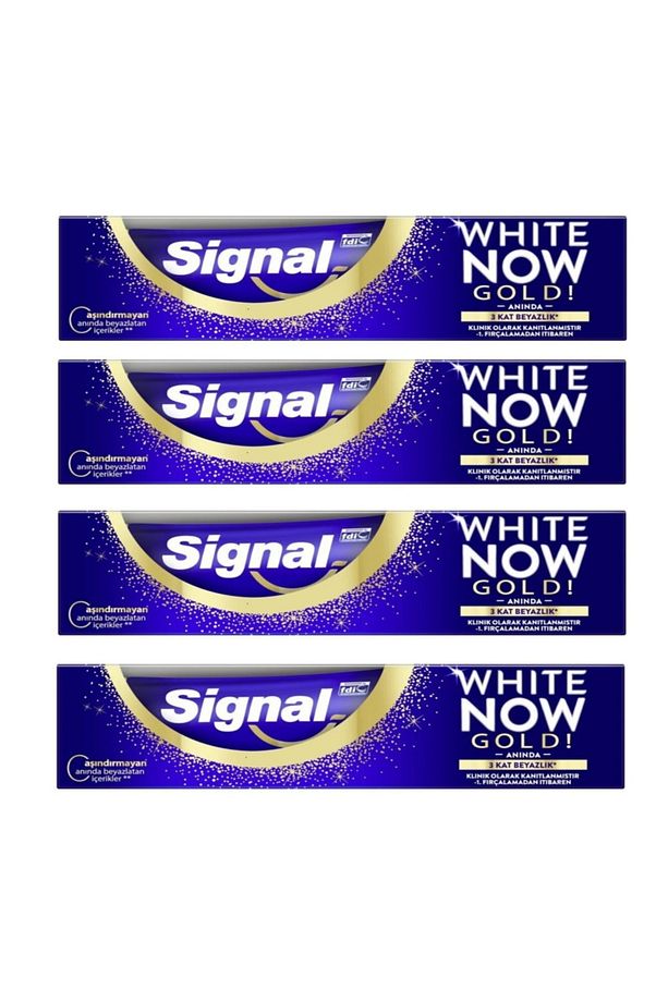 Diş Macunu White Now Gold 50 Ml X 4 Adet 1909seri - 2