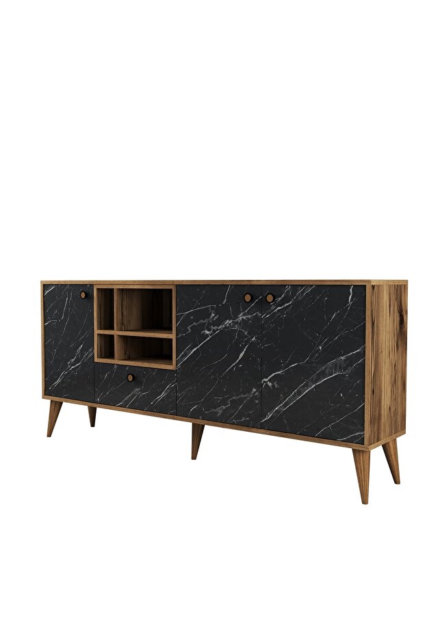 Napoli Konsol - Siyah Mermer - 6