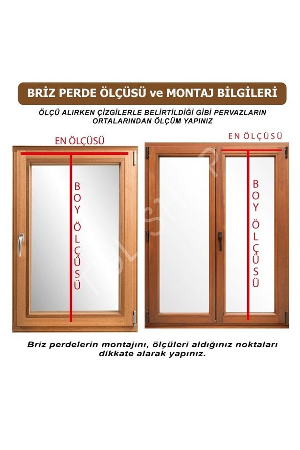 Briz Çubuklu Ultra Büzgülü Briz Gümüş Tül Perde Kapı&pencerelere Uygun 2 Kolay Takma Çubuğu - 2