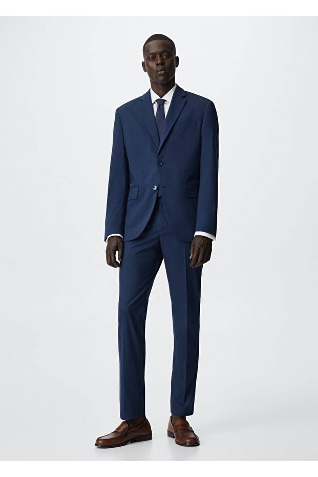 Dar Kesim Blazer Ceket - 2