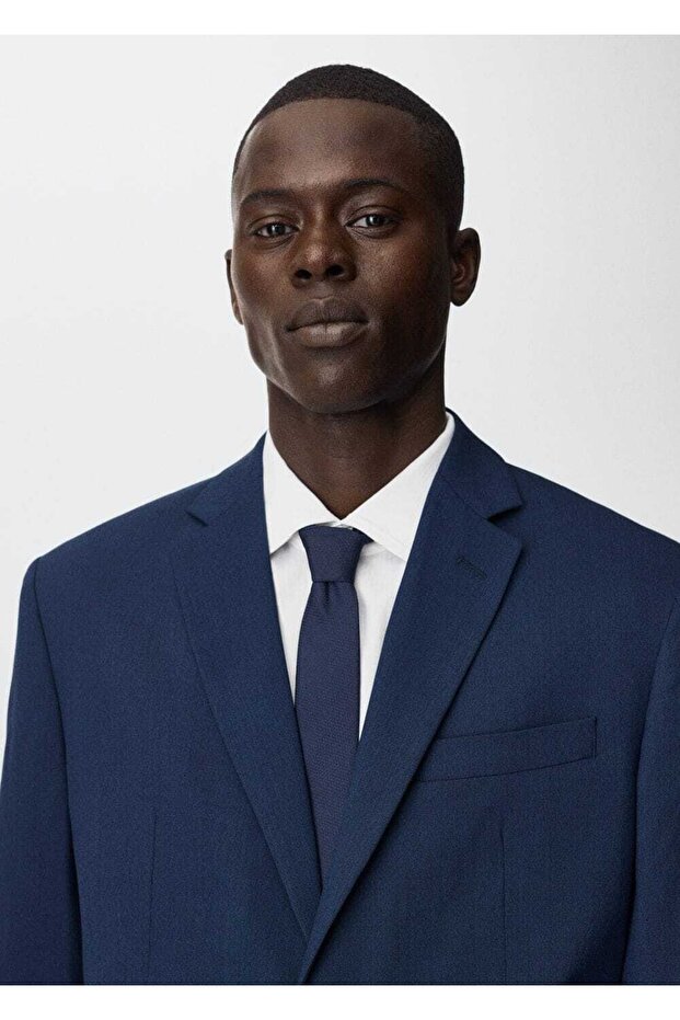 Dar Kesim Blazer Ceket - 7