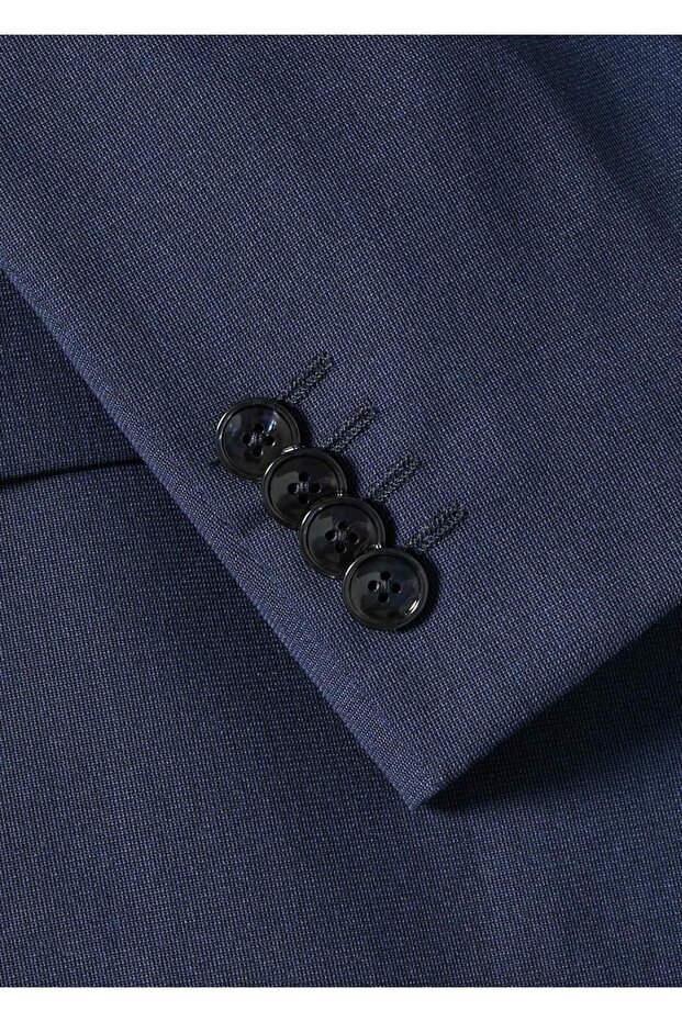 Dar Kesim Blazer Ceket - 8