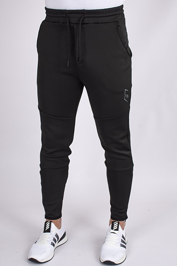 Pánské černé tepláky - 1