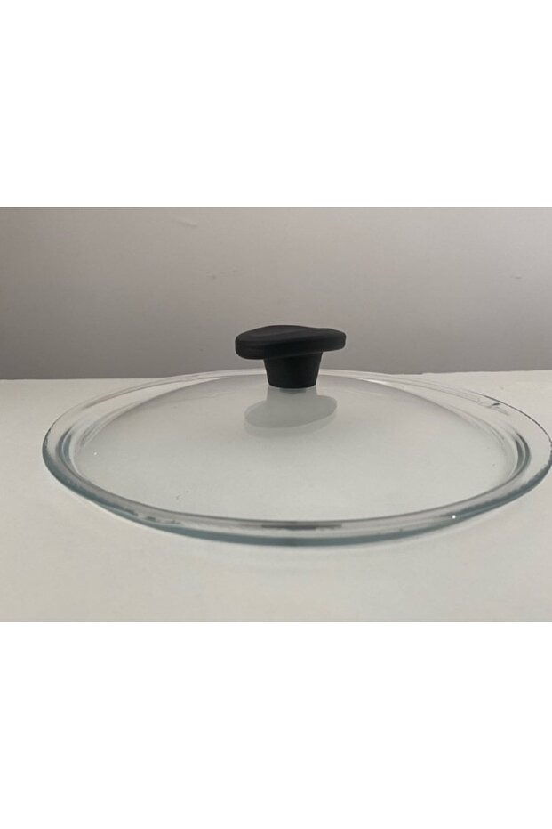 Midas 22 Cm Cam Sahan Kapağı/ Gri - 1