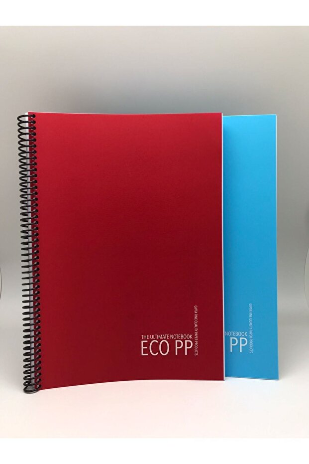 Eco Pp Spiral Pp Cover Notebook A4 120 ورقة مربعة 2 قطعة