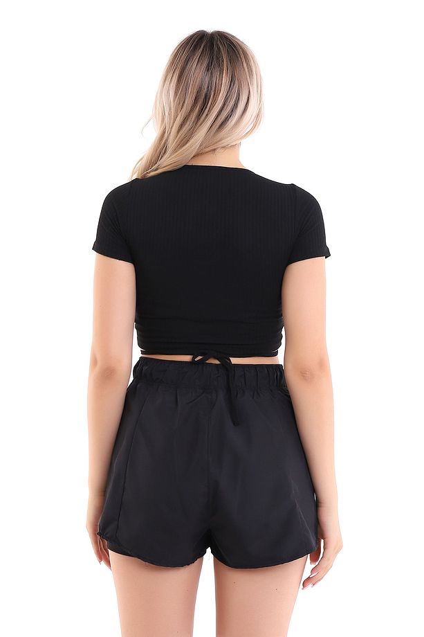 Taytlı Şort - Sport Şort - 8