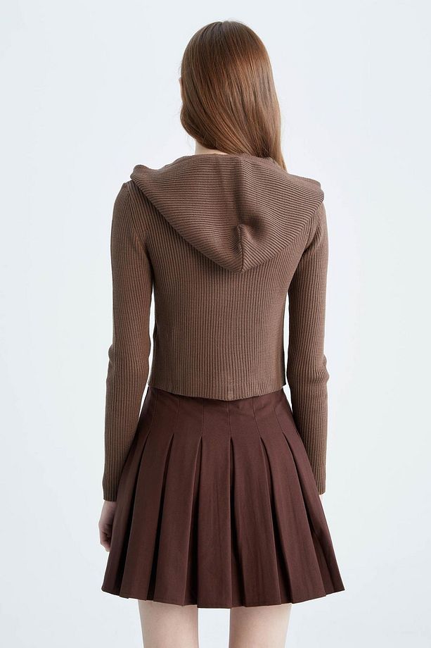 Coool Slim Fit Kapüşonlu Hırka - 4