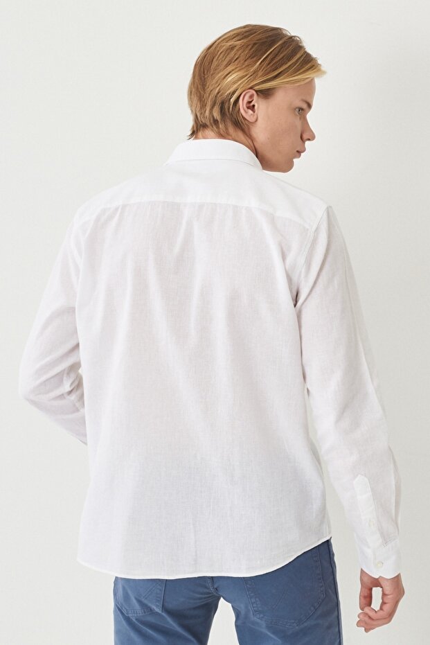 Regular Fit Rahat Kesim Ls Gömlek - 4