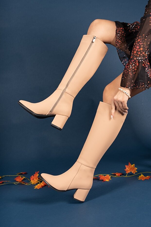 Extra matt meztelen női csizma 0012816s - 3