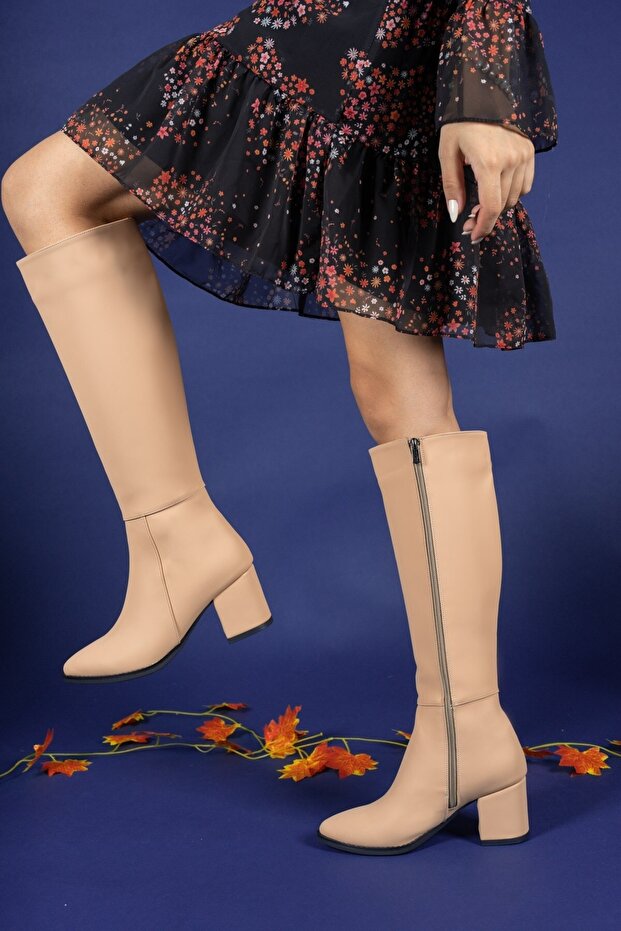 Extra matt meztelen női csizma 0012816s - 4