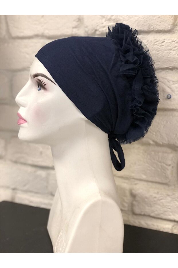 Women's Frilly Bun Bonnet