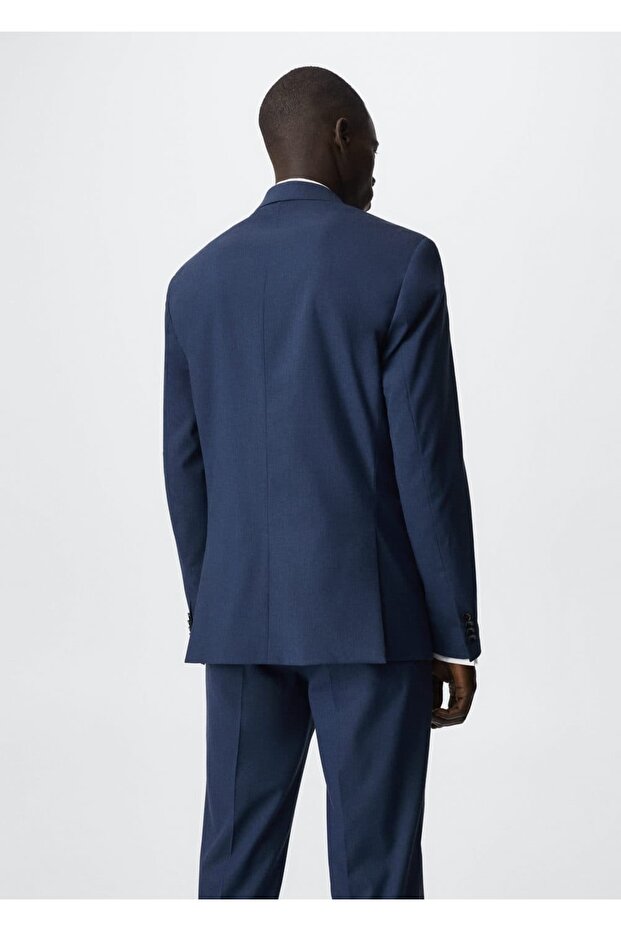 Dar Kesim Blazer Ceket - 4