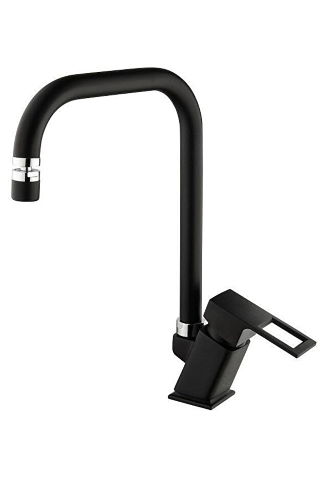 Dallas Black Square S-line 360° Head Sink Kitchen Faucet