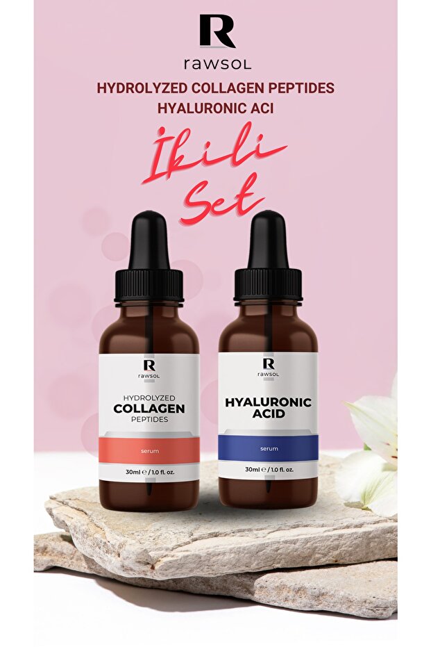 Hyaluronik Asit 30 Ml + Kolajen Serum 30 Ml 2'li Set - 1