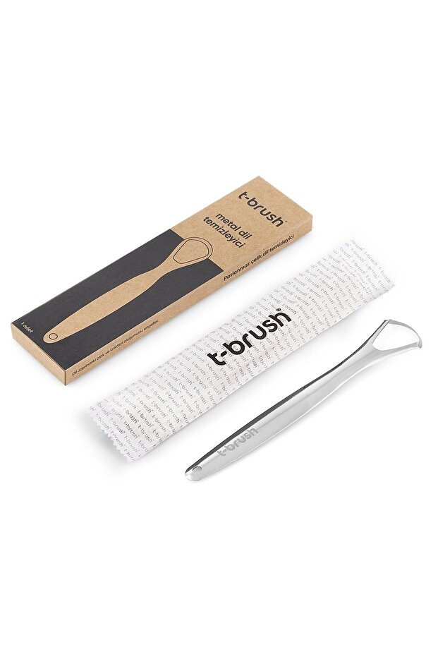 Paslanmaz Çelik Dil Temizleyici / Dil Sıyırıcı - 2