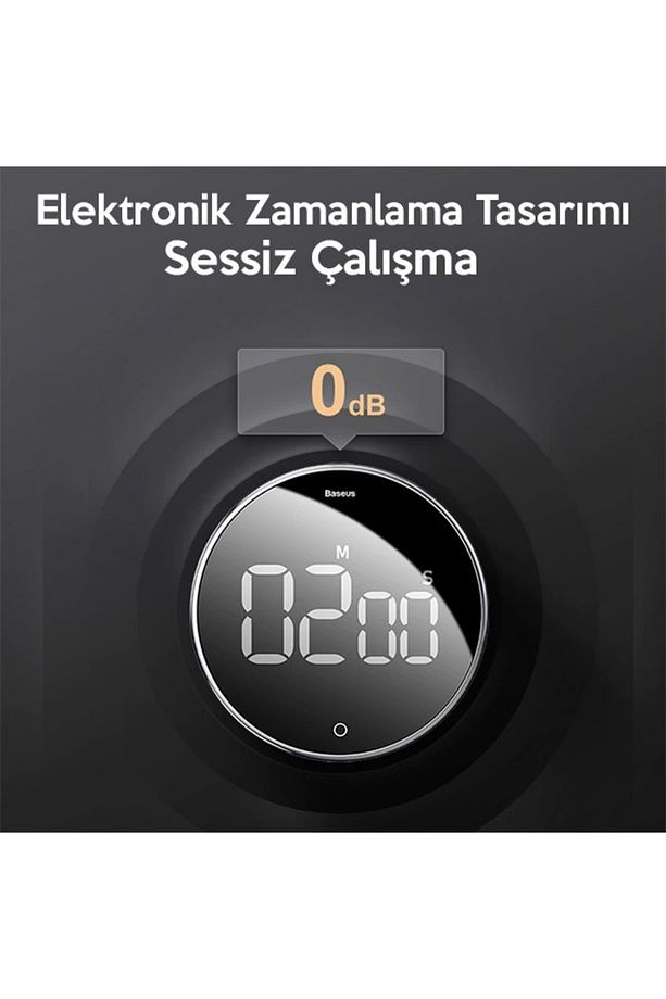 Heyo Rotation Countdown/manyetik Dijital Zamanlayıcı Çalar Saat - 3