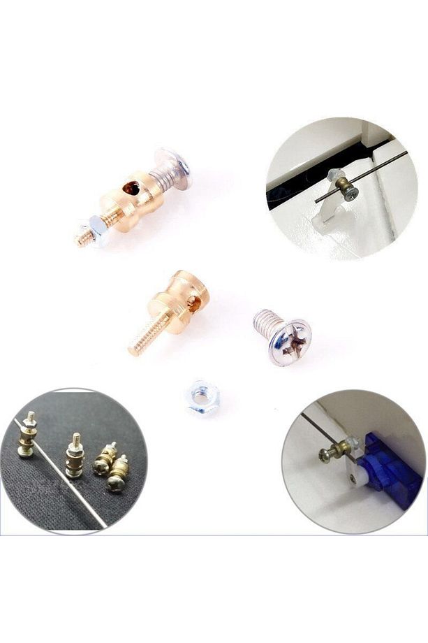 1 Adet Servo Stopper 1.5 mm Pushrod Stopper Linkage  Rc Model Aksesuar - 2