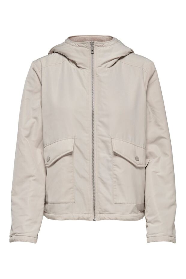 15208777 Onldahlia Rev. Jacket Cs Otw Women's Coat Pumice Stone/Pumice Stone Fur