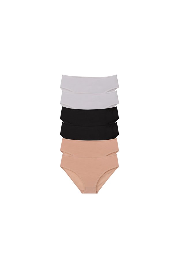 6 Pieces Cotton Bato Panties