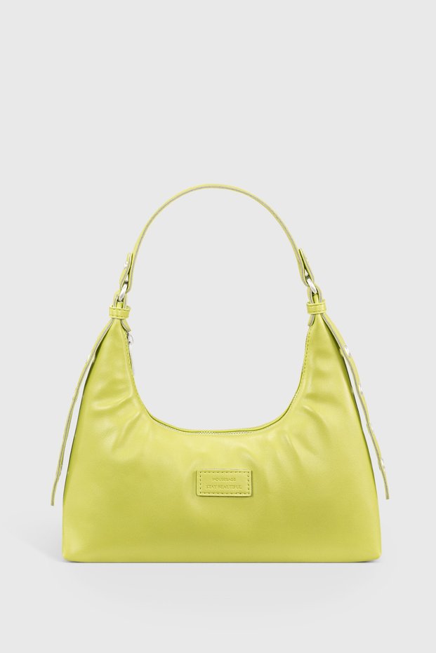Women's Neon Green Baguette Bag 205