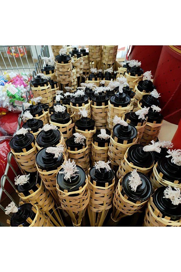 Bambu Meşale 10 Adet 90cm Survivor Meşale - 1