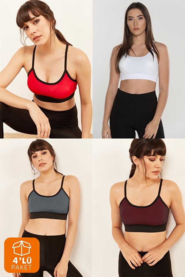 Women's 4-Piece Sports Bustier