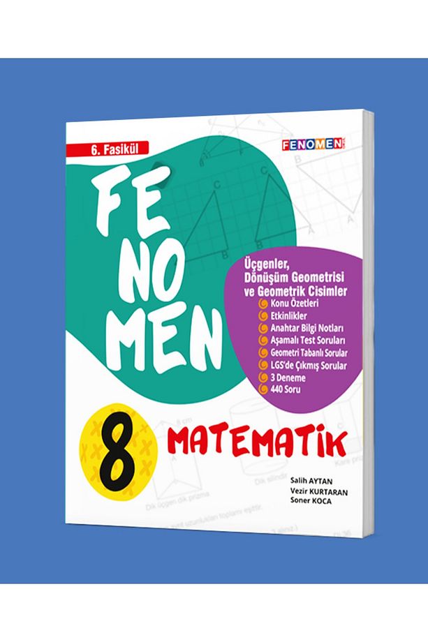 Fenomen Yayınları 8.sınıf Matematik 6.fasikül (üçg.,dönüşüm Geo. Ve Geo.cisimler) - 1