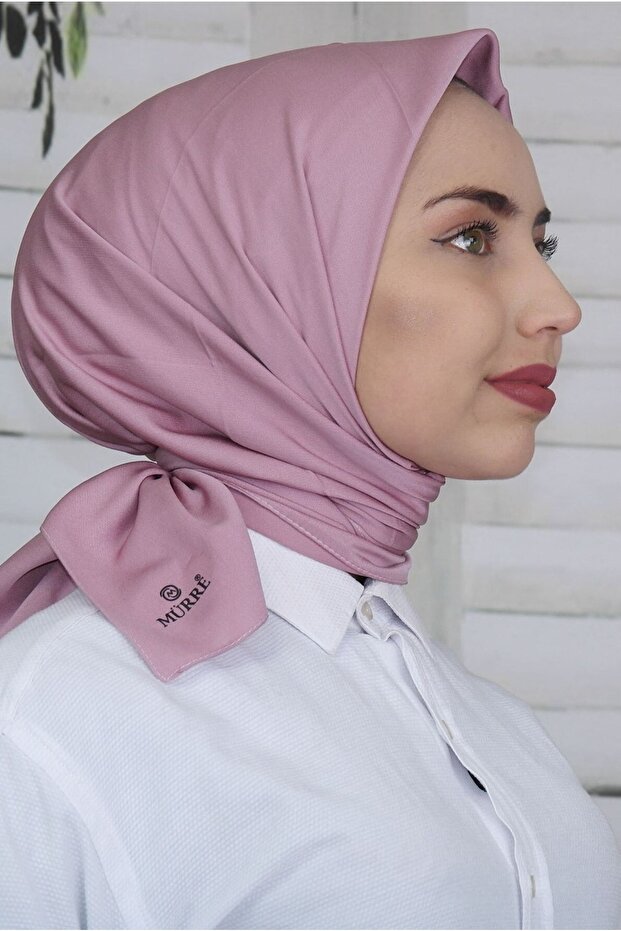 وشاح قطني بلون سادة بنمط 9572 - 1