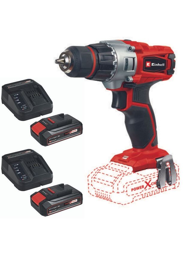 Te-cd 18/2 Li Akülü Matkap Vidalama 2x2.5ah Çift Akülü Set - 1