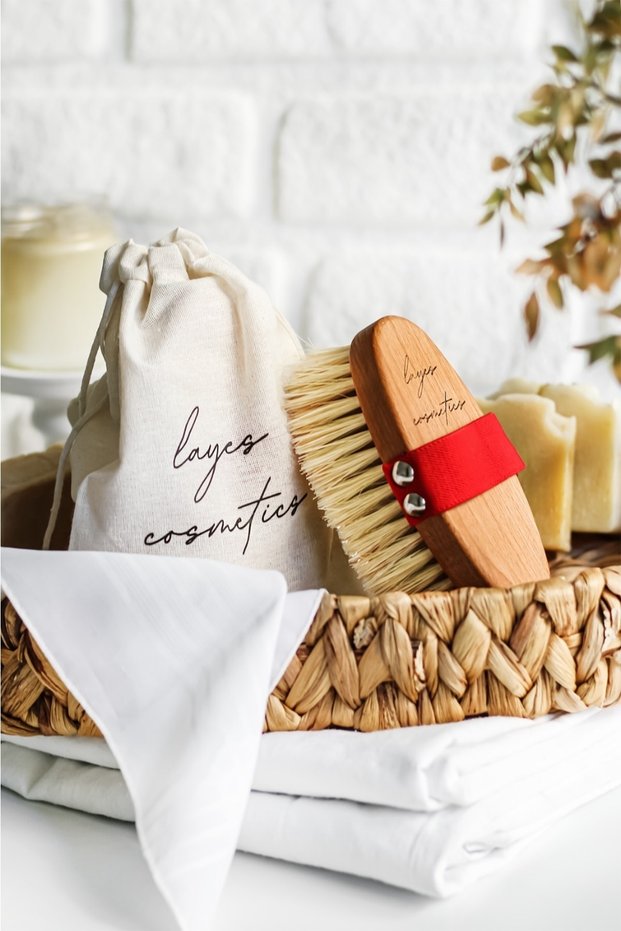 Natural 100% Cactus Hair Vegan Cellulite Brush