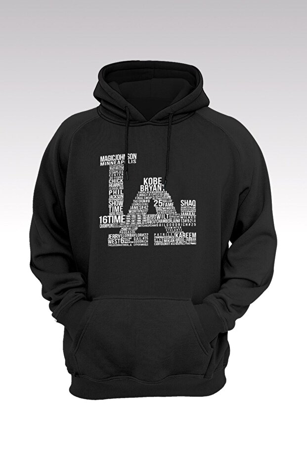 Los Angeles Lakers Bryant 88 Black Hooded Hoodie Sweatshirt